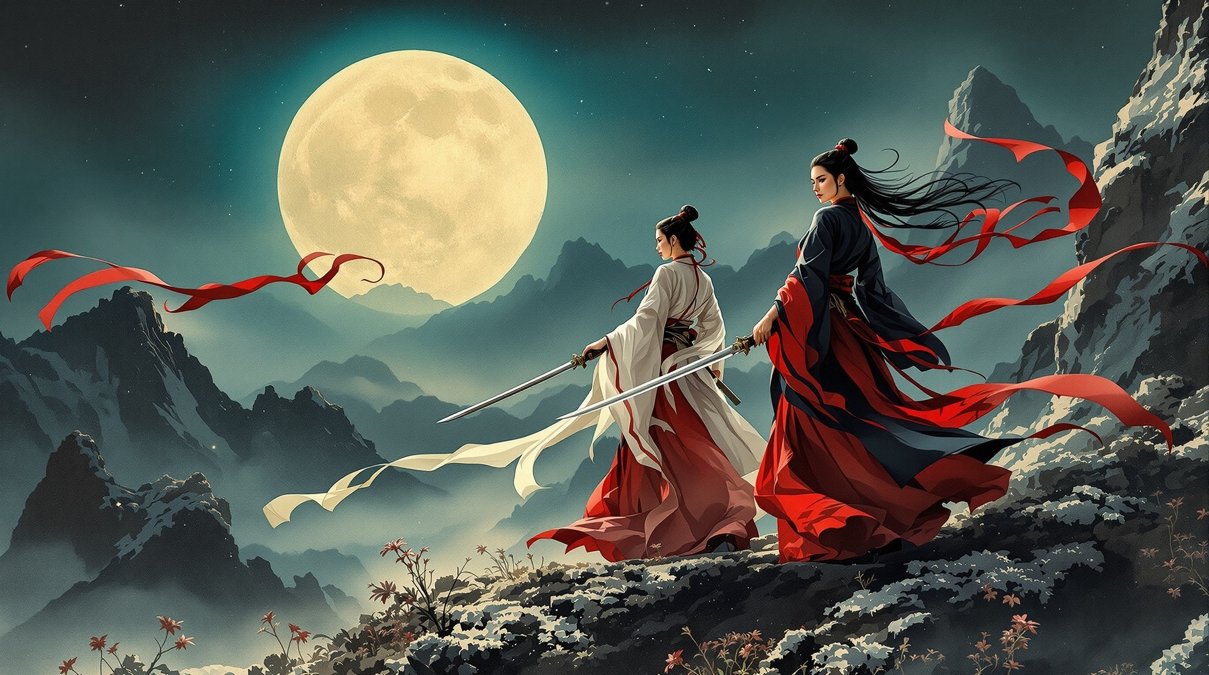 女性侠客：红衣照夜白 武侠专题封面